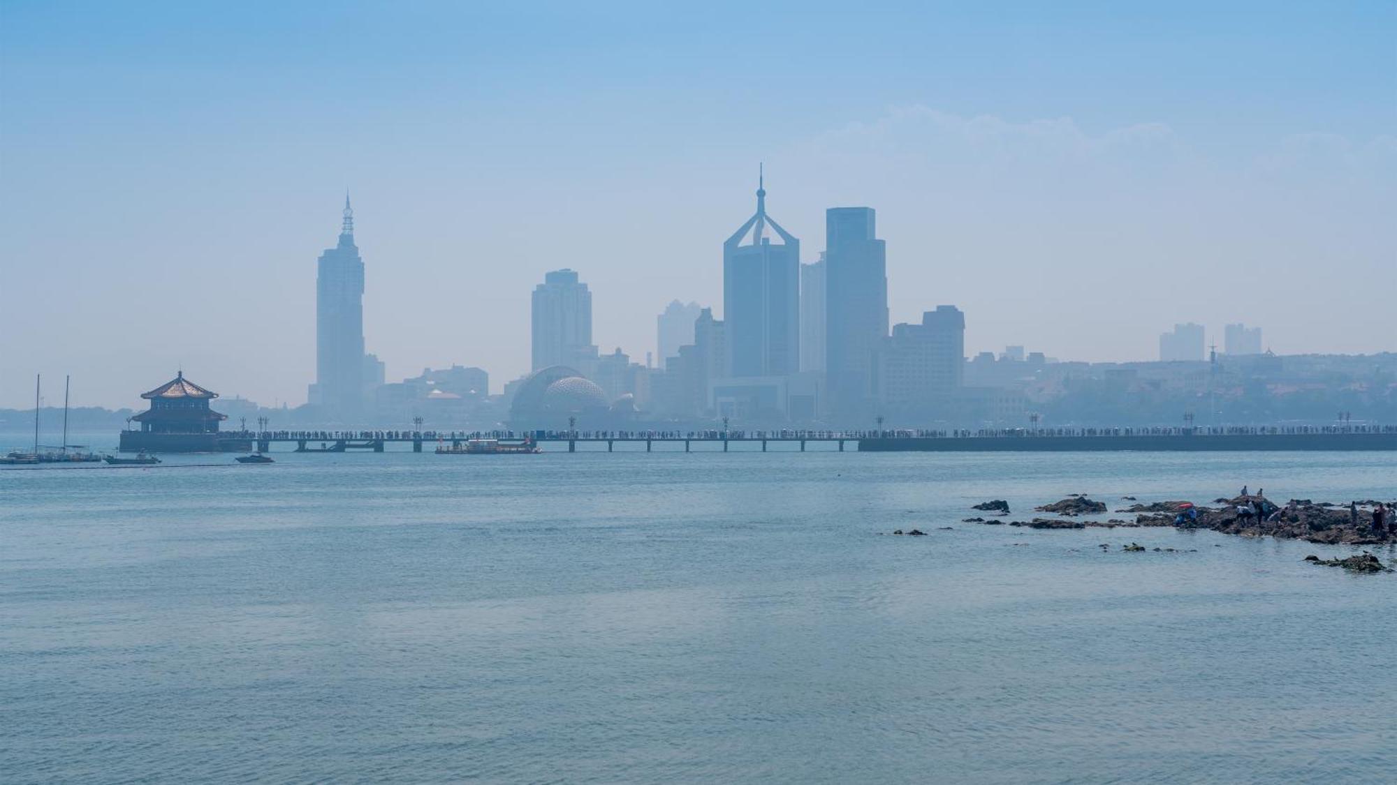 Holiday Inn Express Qingdao Shibei By Ihg Zewnętrze zdjęcie